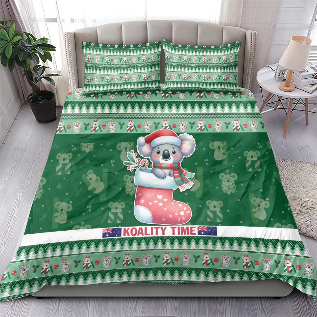 Aussie Koala Bedding Set Merry Christmas