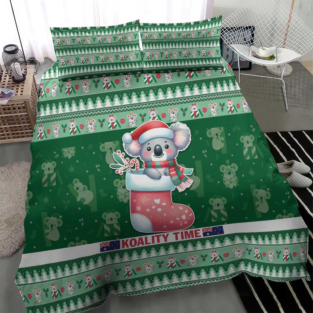 Aussie Koala Bedding Set Merry Christmas