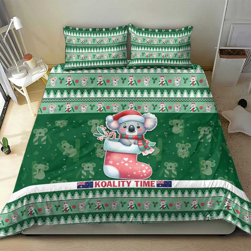 Aussie Koala Bedding Set Merry Christmas