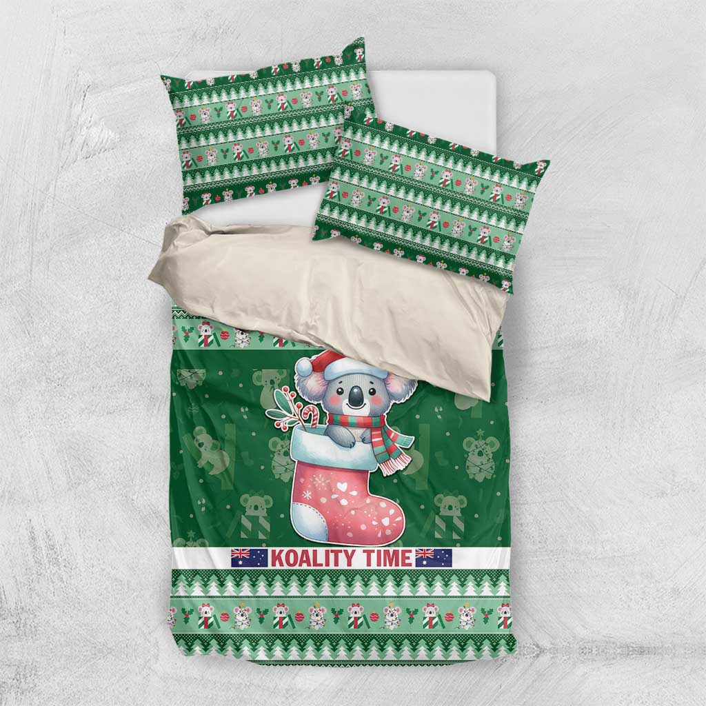 Aussie Koala Bedding Set Merry Christmas