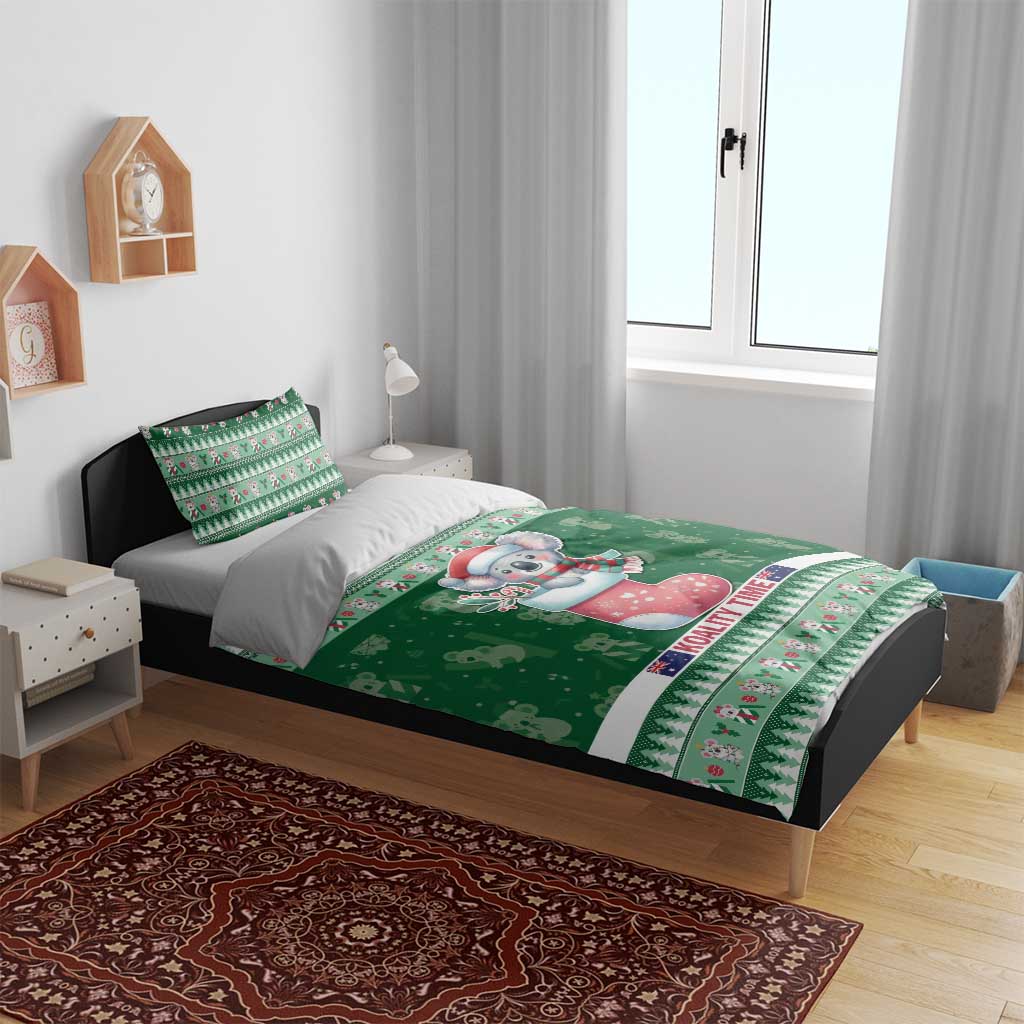 Aussie Koala Bedding Set Merry Christmas