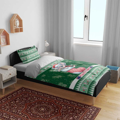 Aussie Koala Bedding Set Merry Christmas