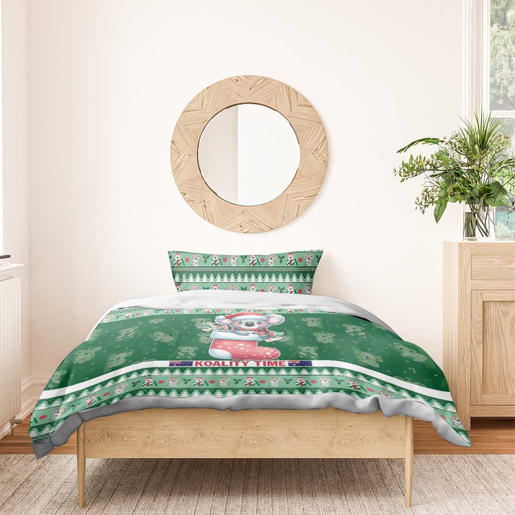 Aussie Koala Bedding Set Merry Christmas