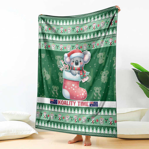 Aussie Koala Blanket Merry Christmas