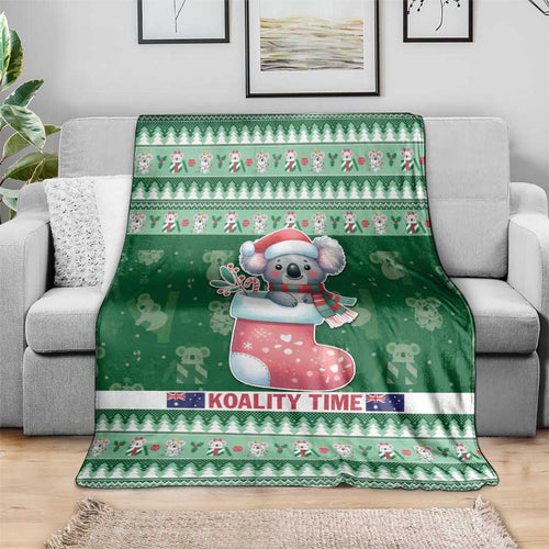 Aussie Koala Blanket Merry Christmas