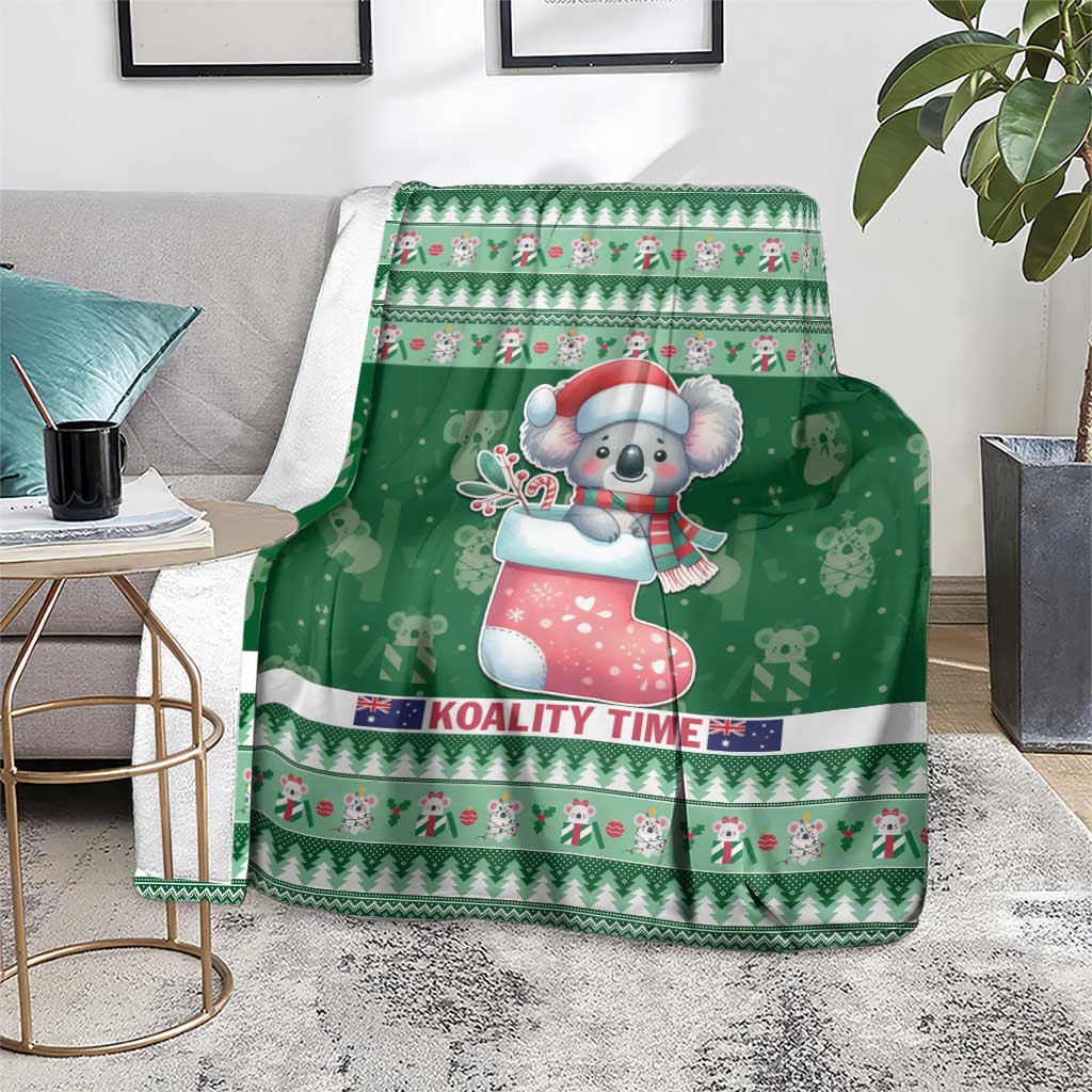 Aussie Koala Blanket Merry Christmas