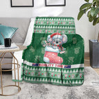 Aussie Koala Blanket Merry Christmas