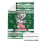 Aussie Koala Blanket Merry Christmas