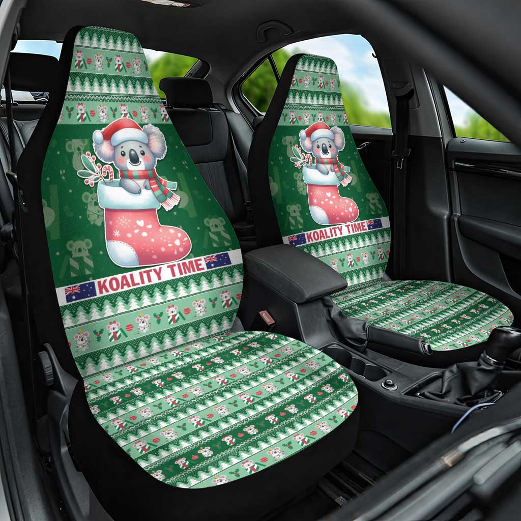 Aussie Koala Car Seat Cover Merry Christmas
