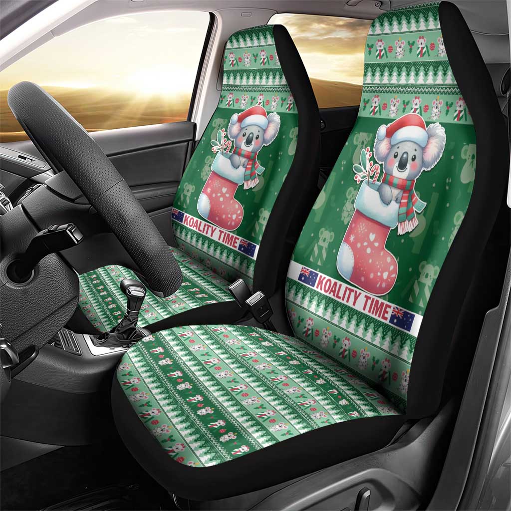 Aussie Koala Car Seat Cover Merry Christmas