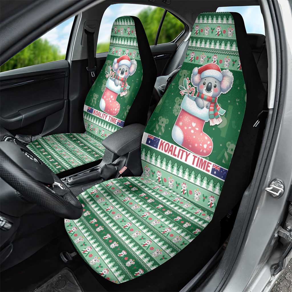 Aussie Koala Car Seat Cover Merry Christmas