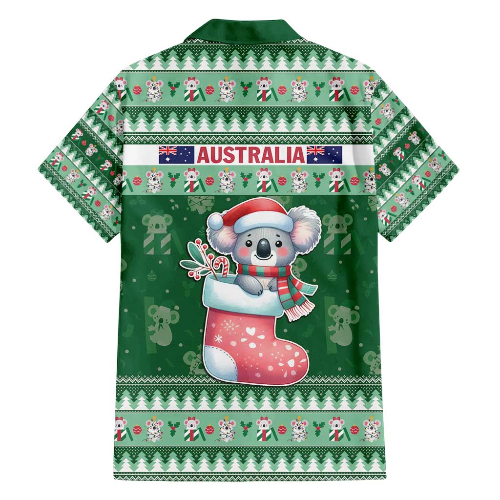 Aussie Koala Family Matching Long Sleeve Bodycon Dress and Hawaiian Shirt Merry Christmas