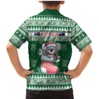 Aussie Koala Family Matching Mermaid Dress and Hawaiian Shirt Merry Christmas
