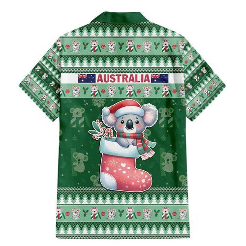 Aussie Koala Family Matching Mermaid Dress and Hawaiian Shirt Merry Christmas