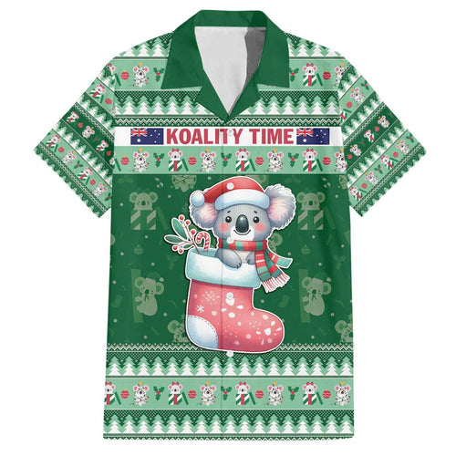 Aussie Koala Family Matching Summer Maxi Dress and Hawaiian Shirt Merry Christmas