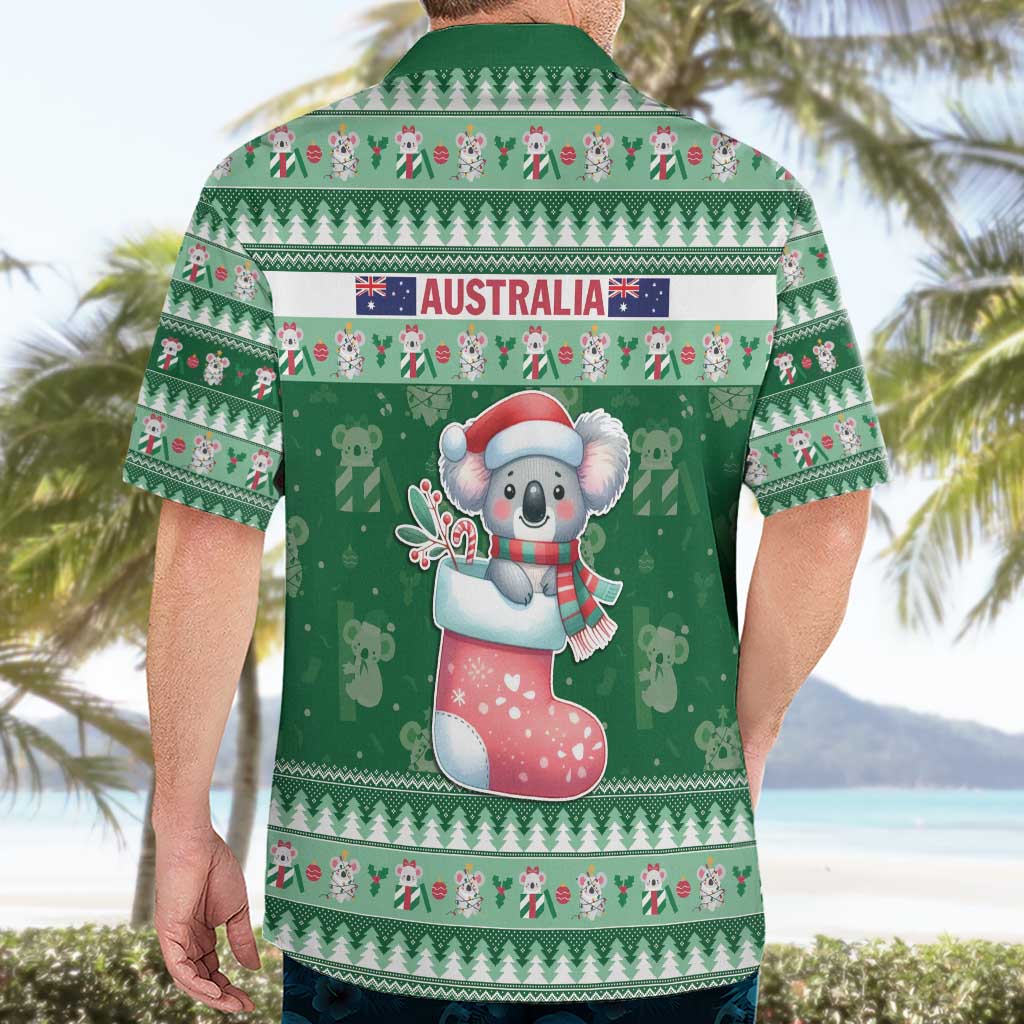 Aussie Koala Hawaiian Shirt Merry Christmas