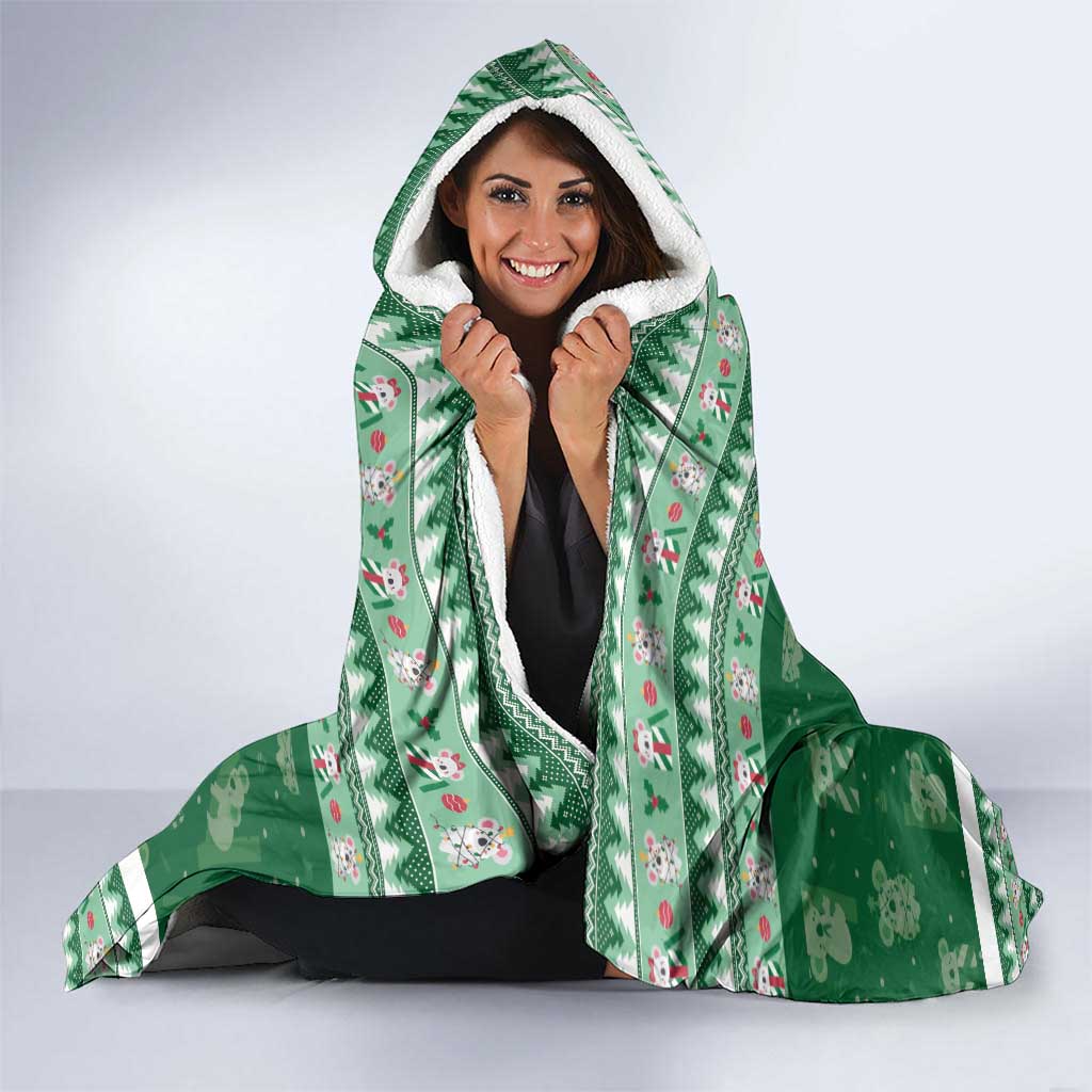 Aussie Koala Hooded Blanket Merry Christmas