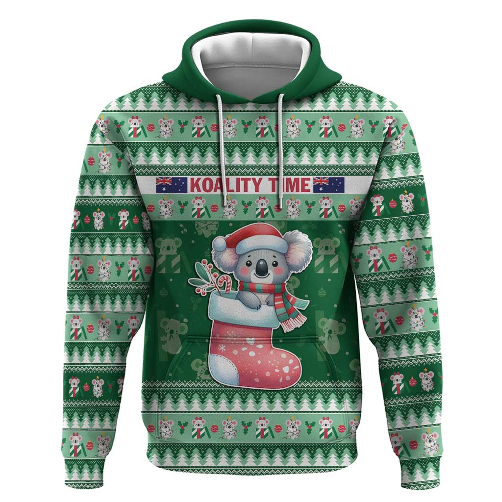 Aussie Koala Hoodie Merry Christmas