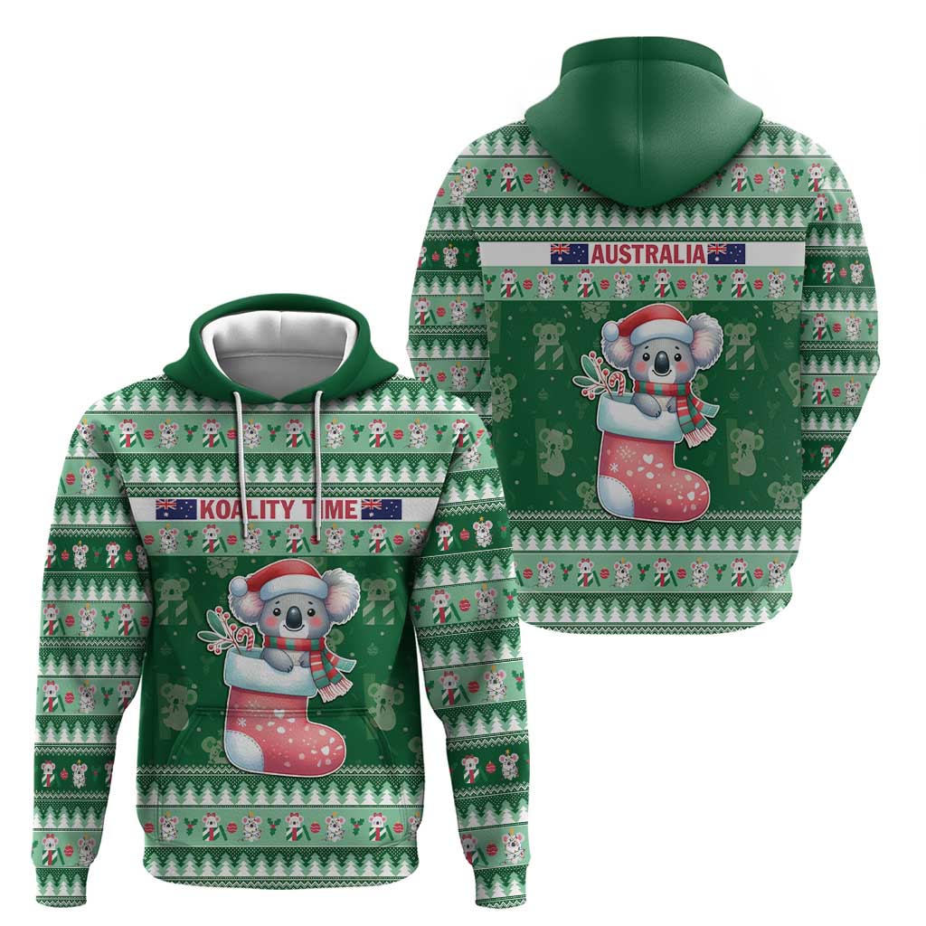 Aussie Koala Hoodie Merry Christmas