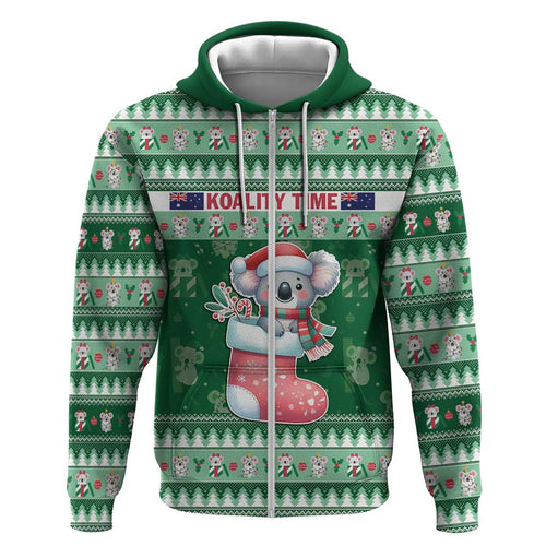 Aussie Koala Hoodie Merry Christmas