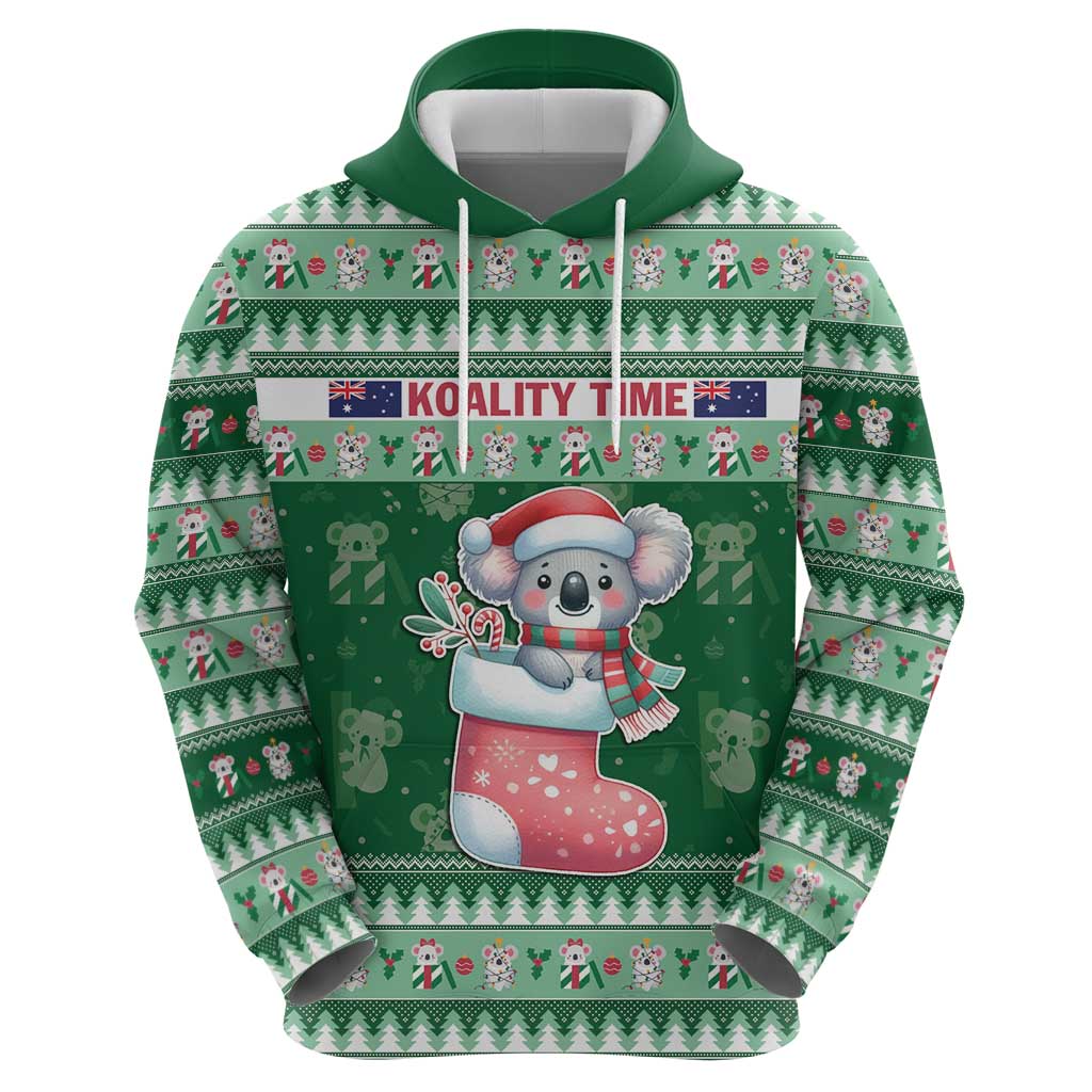 Aussie Koala Hoodie Merry Christmas