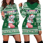 Aussie Koala Hoodie Dress Merry Christmas