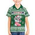Aussie Koala Kid Hawaiian Shirt Merry Christmas
