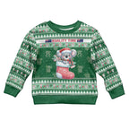 Aussie Koala Kid Ugly Christmas Sweater Merry Christmas