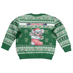 Aussie Koala Kid Ugly Christmas Sweater Merry Christmas
