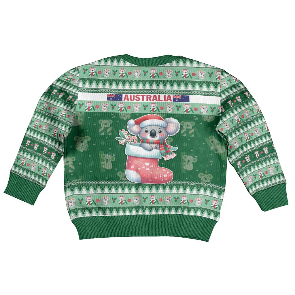 Aussie Koala Kid Ugly Christmas Sweater Merry Christmas