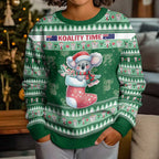Aussie Koala Kid Ugly Christmas Sweater Merry Christmas