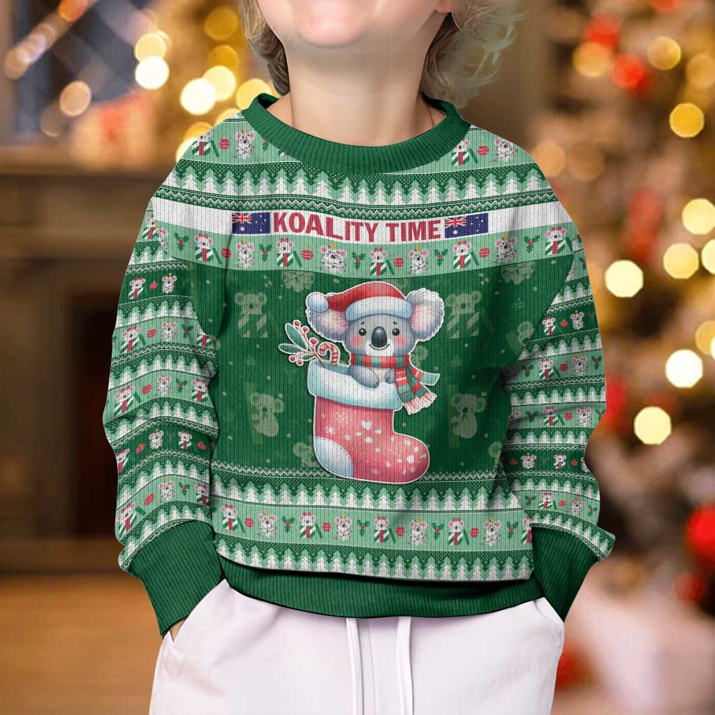 Aussie Koala Kid Ugly Christmas Sweater Merry Christmas