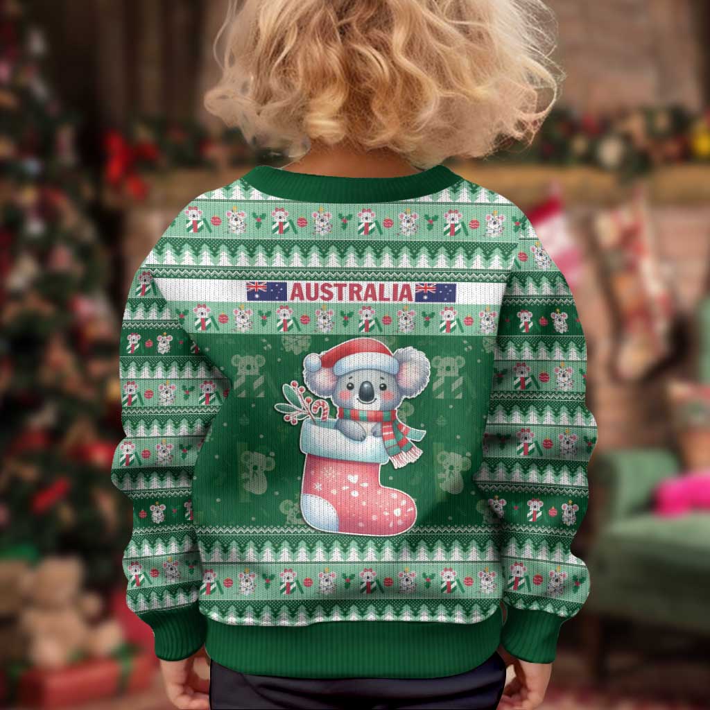 Aussie Koala Kid Ugly Christmas Sweater Merry Christmas