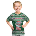 Aussie Koala Kid T Shirt Merry Christmas