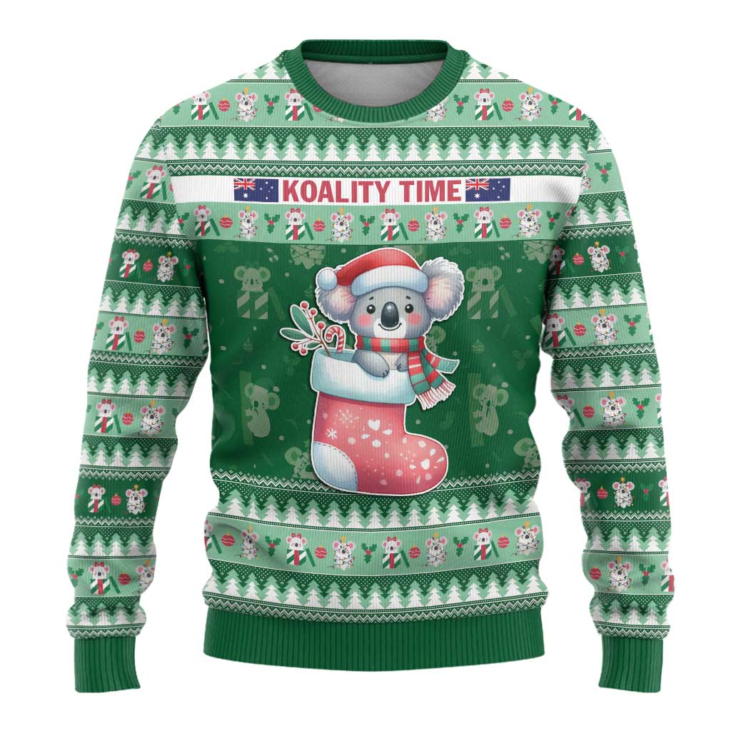 Aussie Koala Ugly Christmas Sweater Merry Christmas