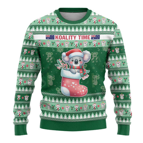 Aussie Koala Ugly Christmas Sweater Merry Christmas