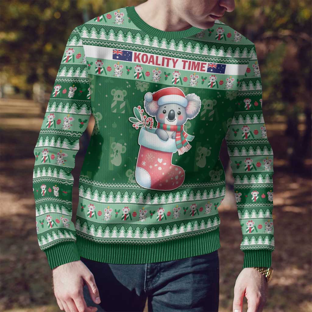 Aussie Koala Ugly Christmas Sweater Merry Christmas