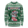 Aussie Koala Long Sleeve Shirt Merry Christmas