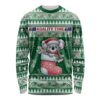 Aussie Koala Long Sleeve Shirt Merry Christmas