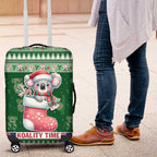 Aussie Koala Luggage Cover Merry Christmas