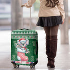 Aussie Koala Luggage Cover Merry Christmas
