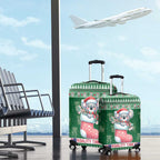 Aussie Koala Luggage Cover Merry Christmas