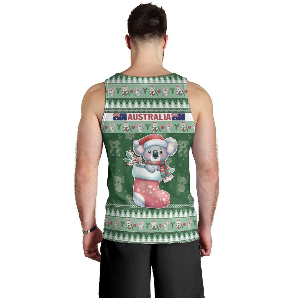 Aussie Koala Men Tank Top Merry Christmas