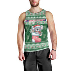 Aussie Koala Men Tank Top Merry Christmas