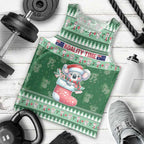 Aussie Koala Men Tank Top Merry Christmas