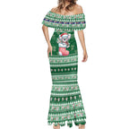 Aussie Koala Mermaid Dress Merry Christmas