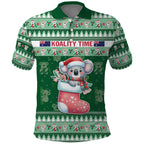 Aussie Koala Polo Shirt Merry Christmas
