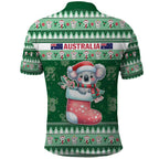 Aussie Koala Polo Shirt Merry Christmas