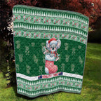 Aussie Koala Quilt Merry Christmas