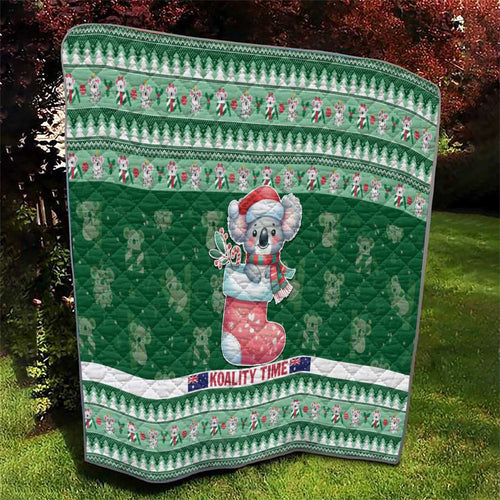 Aussie Koala Quilt Merry Christmas
